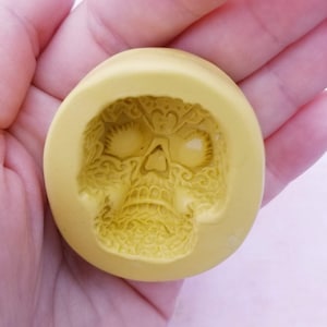 Skull Mold For Chocolate Sugar Skull Mold For Fondant For Polymer Clay Flower Resin Cupcake Decor