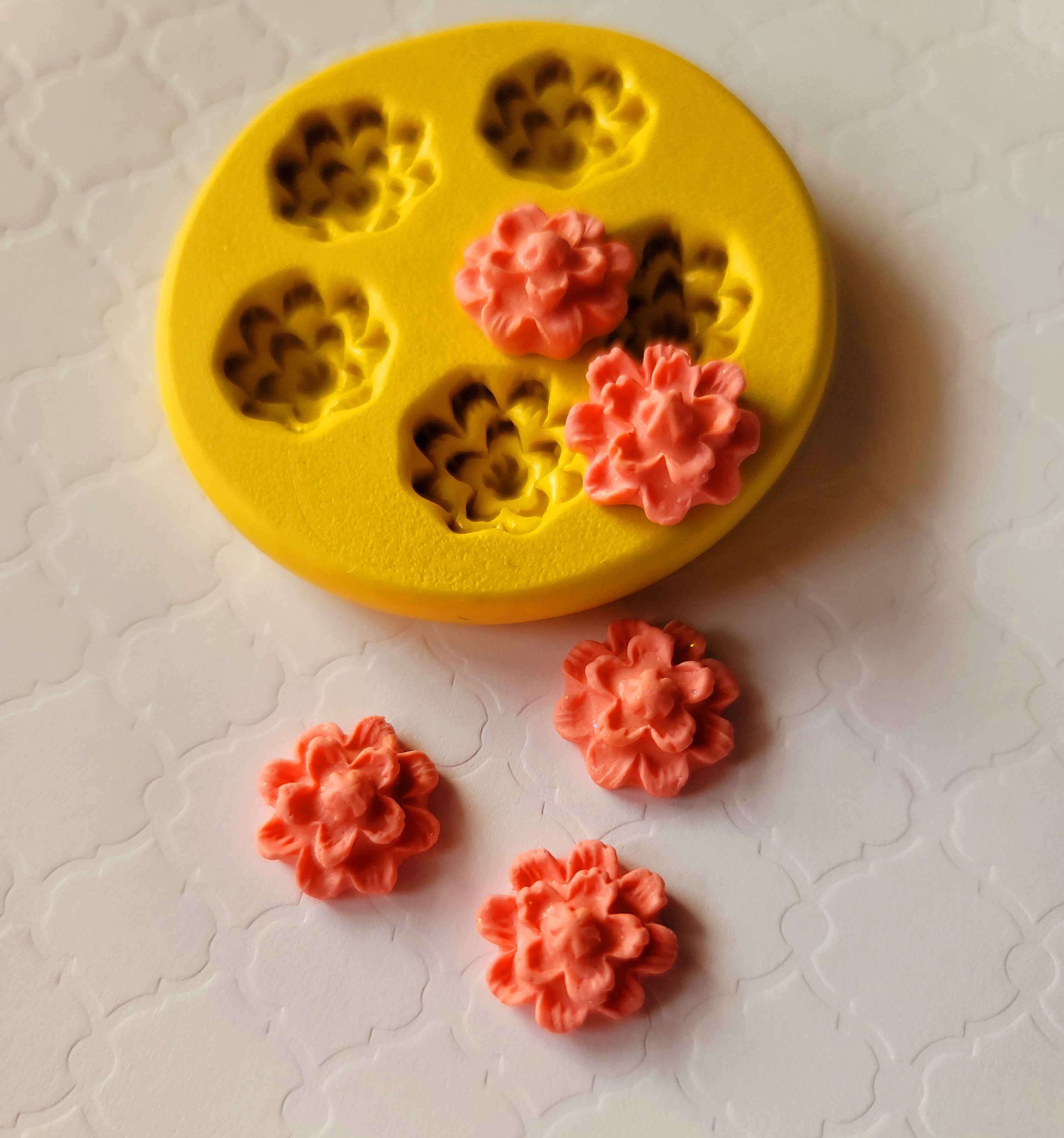 Mini Flower Silicone Mold Mold for Chocolate Mold for Fondant for