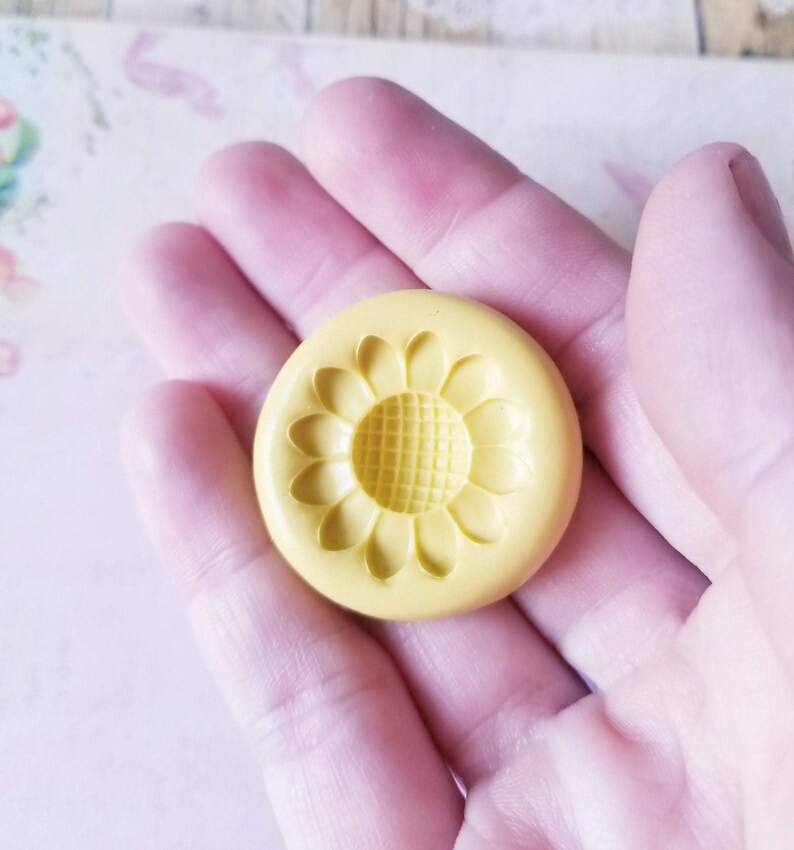Sunflower Silicone Mold For Resin, Soap, Candles & Freshies - 5" X 5" X 1" Deep - View #10