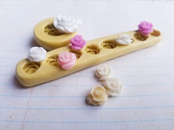 Mini Flower Silicone Mold Mold for Chocolate Mold for Fondant for Polymer  Clay Resin Wax Soap 