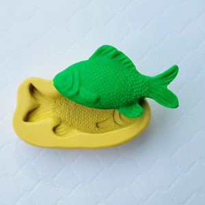 Fish Silicone Mold: Food Safe for Fondant, Chocolate, Resin