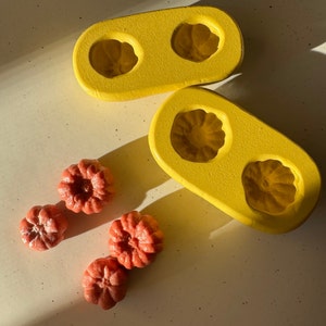 Medium and small Pumpkin Silicone Mold Fall Mold For Chocolate Thanksgiving Mold For Fondant For Polymer Clay Resin