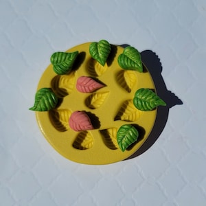 Leaf Silicone Mold For Fondant  Leaf Mold Chocolate Mold For Fondant For Polymer Clay Resin Wax Soap