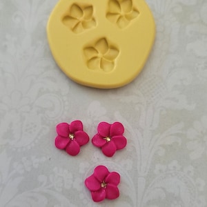 Plumeria Silicone Mold: Tropical Flower Fondant, Clay, Resin