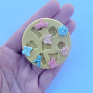 Tiny Dragonfly Silicone Mold Butterfly Mold For Chocolate Flower Molds Fondant  Insect Mold For Polymer Clay Resin