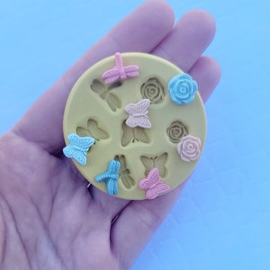 Tiny Dragonfly Silicone Mold Butterfly Mold For Chocolate Flower Molds Fondant  Insect Mold For Polymer Clay Resin