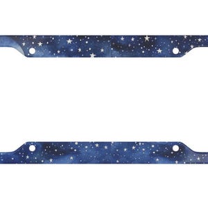 Harvest Moon License Plate Frame - Moon License Plate Cover - Celestial License Plate - Moonlight Plate Frame - Night Sky - Full Moon - Sky