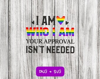 私は私です。あなたの承認は必要ありません。SVG PNG ファイル - 即時ダウンロード