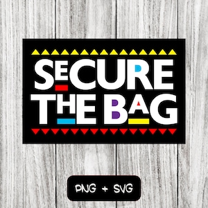 Proteja os arquivos SVG PNG da bolsa - download instantâneo