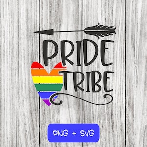 プライド トライブ SVG PNG ファイル - 即時ダウンロード