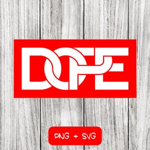 Dope Connected SVG PNG Files - Instant Download