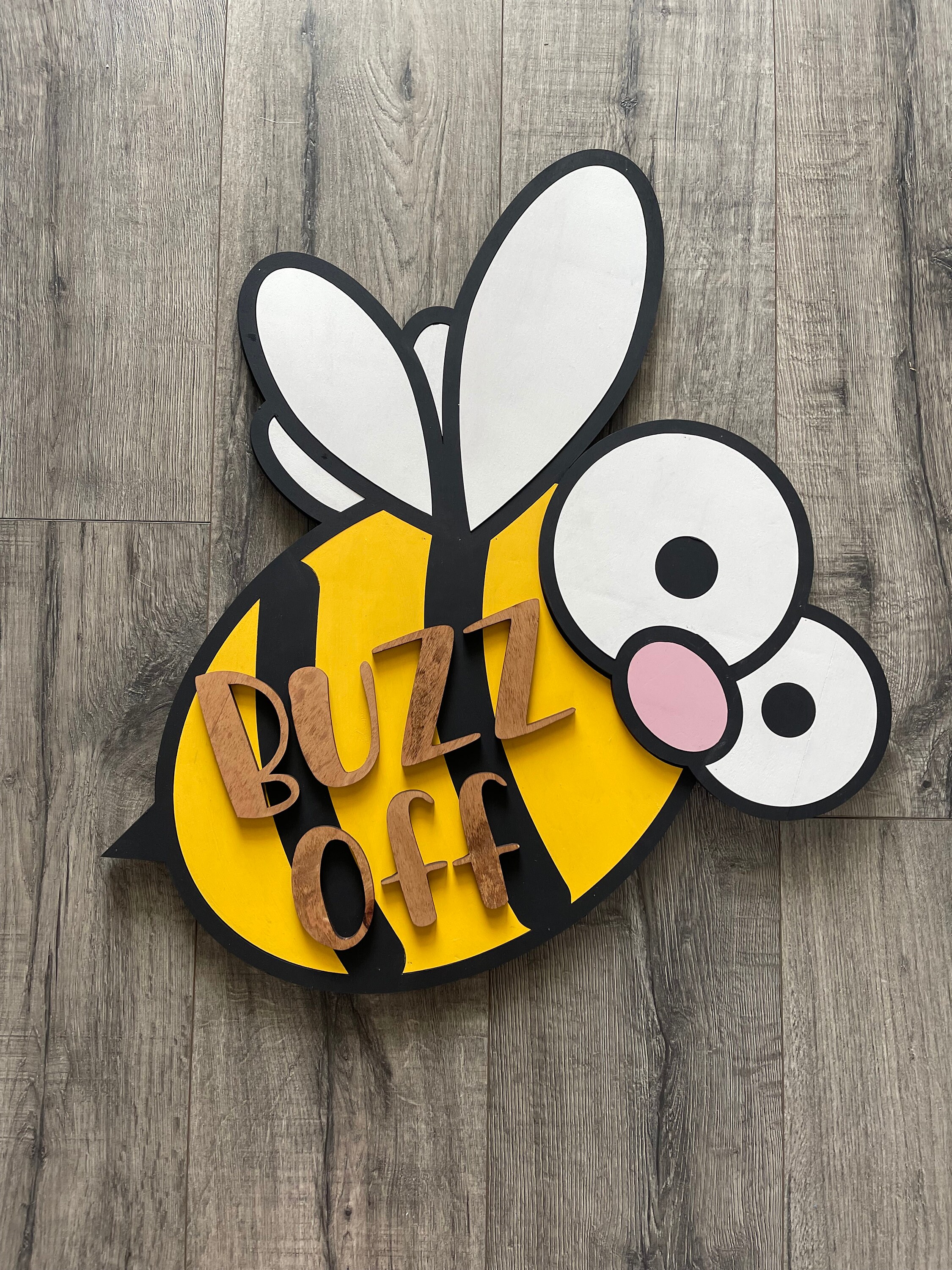 Bee Door Hanger; Funny Door Hanger; Snarky Door Hanger - Etsy