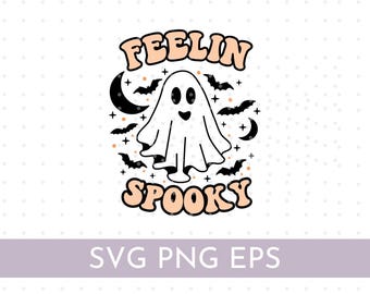 Halloween Ghost SVG File Spooky Ghost Clipart