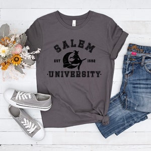 Salem SVG Halloween T-Shirt Design Witchy Cut File image 4