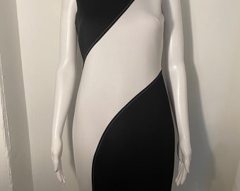 Calvin Klein Women's Black Floral Print High Low Dress Size 6 Sheer Sleeve  Zipper Back - Etsy