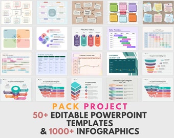 50 Editable PowerPoint Templates | 1000 ppt infographics | Business templates | Powerpoint Presentation | Modern PowerPoint slides | Project