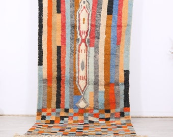 Moroccan rug, Berber rug, 5x8 FT, Colorful Area Rug.