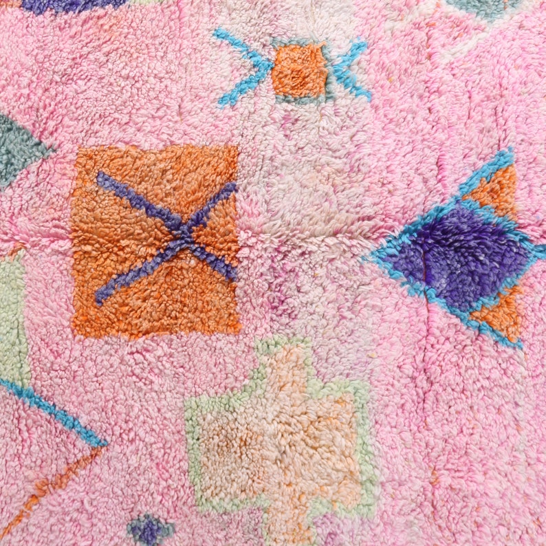 Moroccan rug, Berber rug, 5x8 ft, authentic wool rug image 4