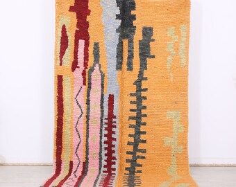 Moroccan rug, Berber rug, 4x8 FT, Colorful Area Rug.