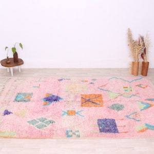 Moroccan rug, Berber rug, 5x8 ft, authentic wool rug image 2