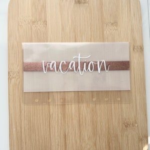 Frosted Cash Envelopes With Rose Gold Strip, Cash Stuffing, Cash Budget System, Cash Envelopes, Vellum Cash Envelopes