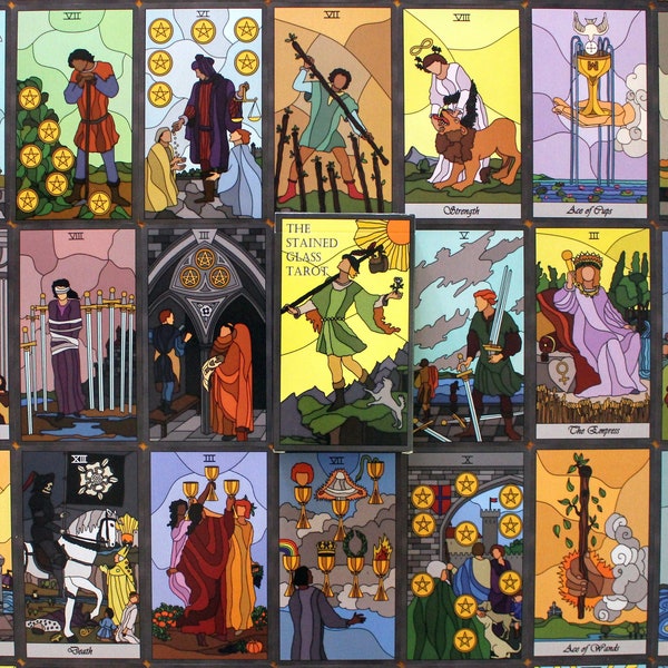 The Stained Glass Tarot Deck