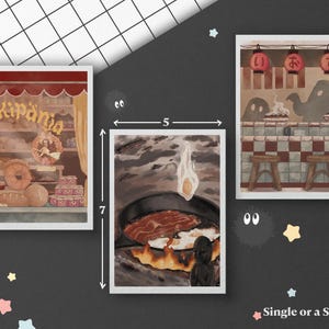 Delicious Ghibli Post Card Prints image 5