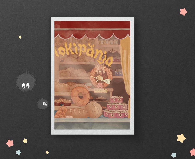 Delicious Ghibli Post Card Prints image 3