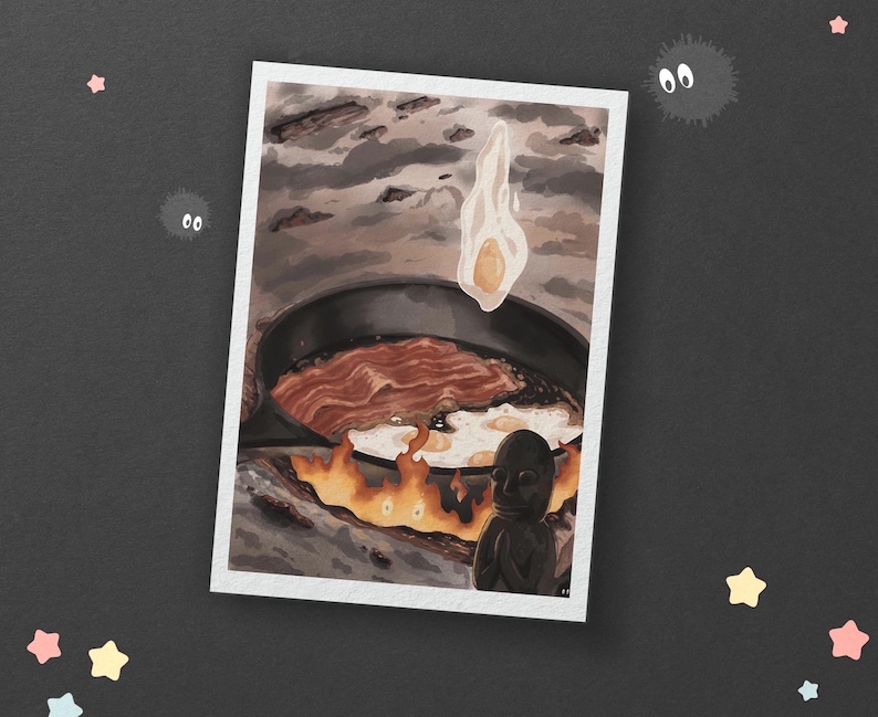 Delicious Ghibli Post Card Prints image 4