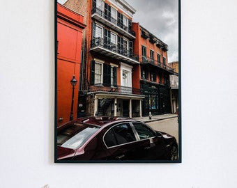 New Orleans Wall Print-Bourbon Street-Creole-Louisiana-Art