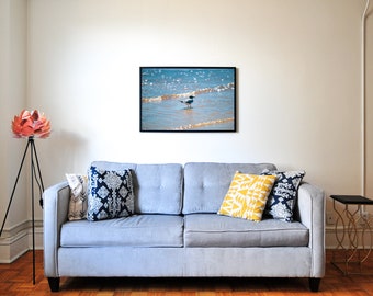 Shimmering Seagull- Ocean- Summer- Print