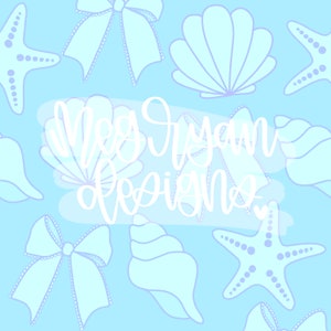 Blå snäckskal och rosetter | Rosettmönster | Sömlöst mönster | Upprepat mönster | Strandmönster | Preppy tygdesign | Direkt nedladdning