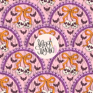 Halloween-Muster | Schädel-Muster | Nahtloses Muster | Muster wiederholen | Fledermäuse Halloween | Blumenmuster | Kirschschädel-Muster | Gruselig