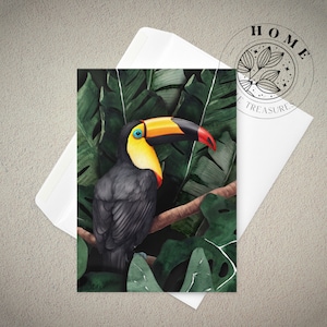 Toucan greeting card