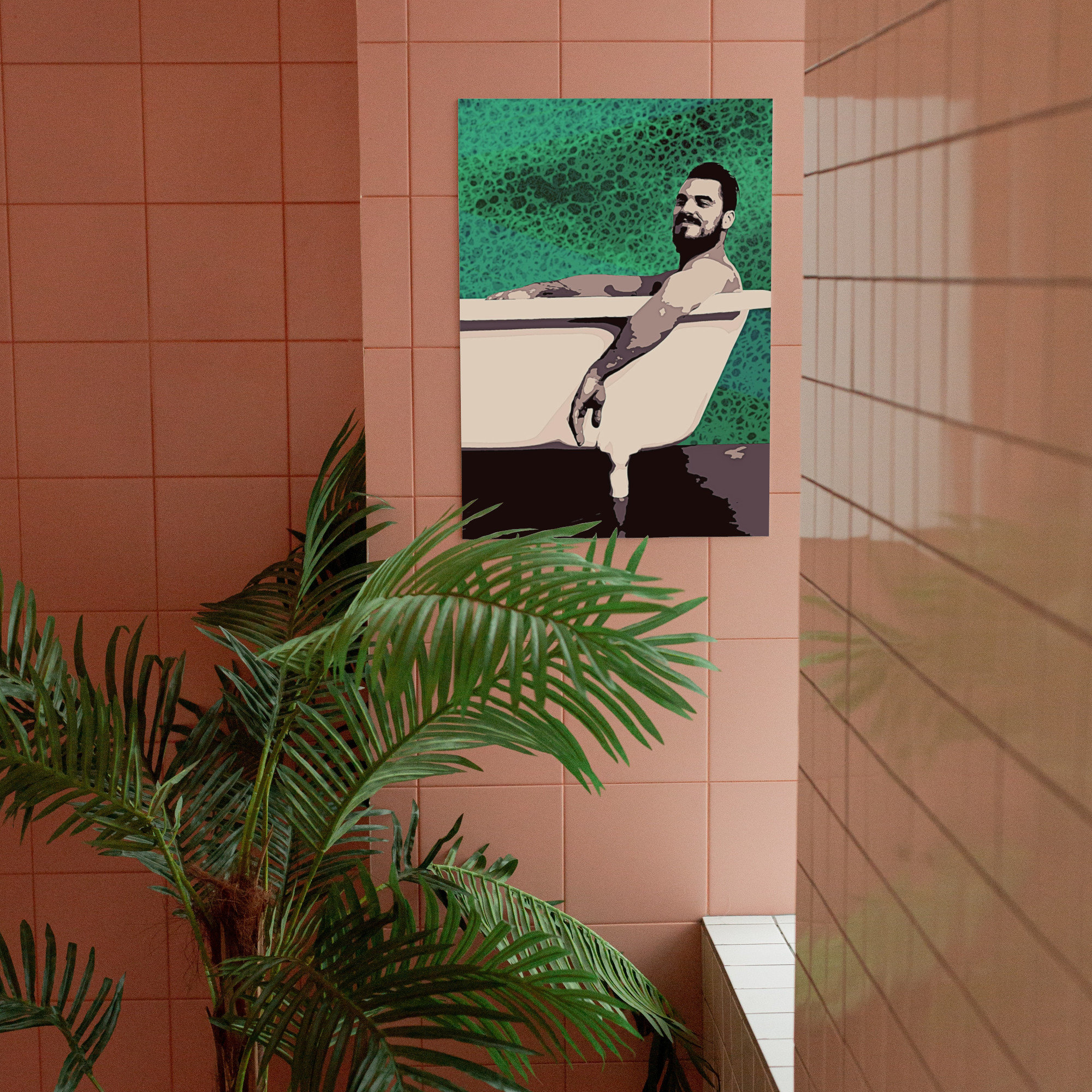 Man In Bath Tub Bathroom Art Nude Male Digital Wall Art Etsy man-in-bath-tub-bathroom-art-nude-male-digital-wall-art-etsy