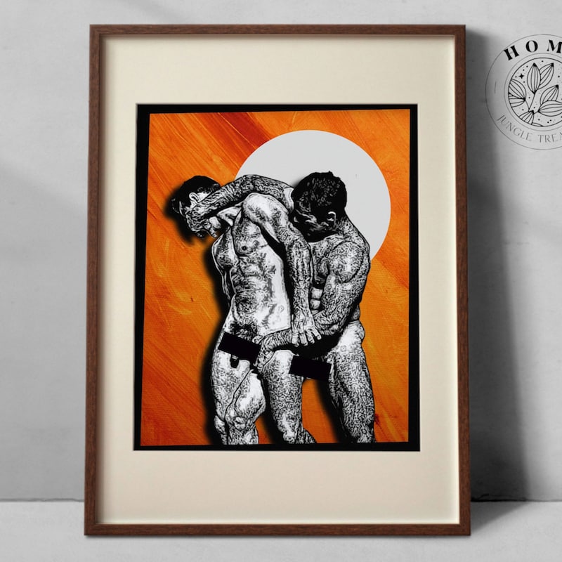 Nude Male Posters - Etsy UK