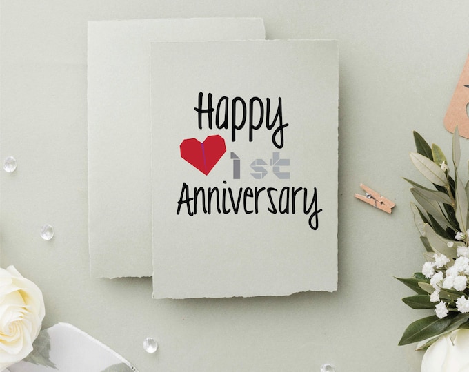 Printable Anniversary Cards, Happy Anniversary, First Anniversary ...