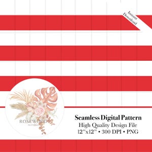 Colorful Stripe Seamless Pattern | Minimalist Digital Paper | Horizontal Stripes PNG | Modern Graphic Background Download