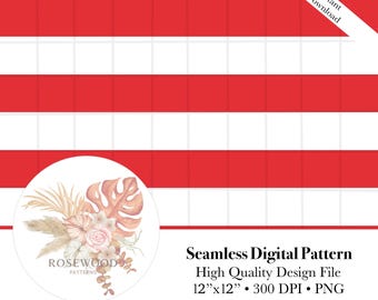 Colorful Stripe Seamless Pattern | Minimalist Digital Paper | Horizontal Stripes PNG | Modern Graphic Background Download