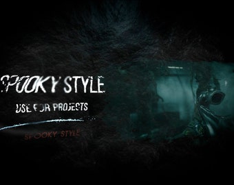 Paranormal Activity Animation Scary Titles Customizable text, color, custom pictures with dramatic soundtrack