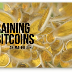 Your Logo Stinger Animation Raining Bitcoins - for Your Video Channel ...