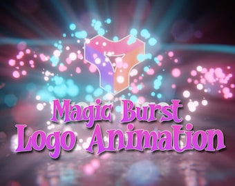 Spellbinding Reveal Magical Glowing Particles Logo Animation for Enchanted Streamers & Video Creators