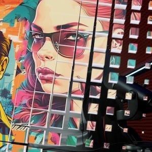 Twitch Transition for Stream - smooth transition between scenes - masking jump cuts - Inspired with street graffiti style - music included