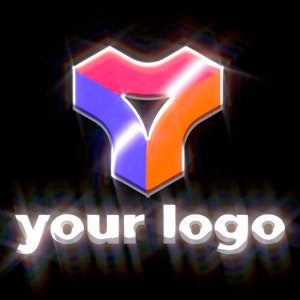 Shine Beam Coming through your logo - Animation Stinger with sound, free gif included
