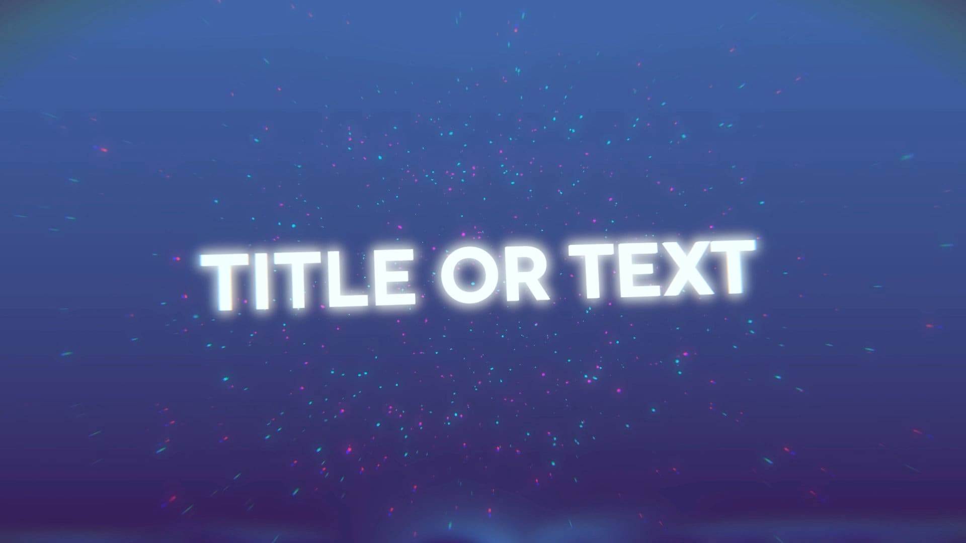 Energetic Title and Logo Intro Animation With Custom Text, Own Logo ...