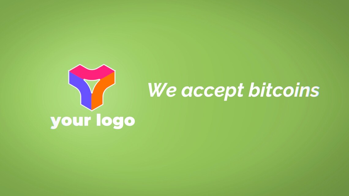 Your Logo Stinger Animation Raining Bitcoins - for Your Video Channel ...