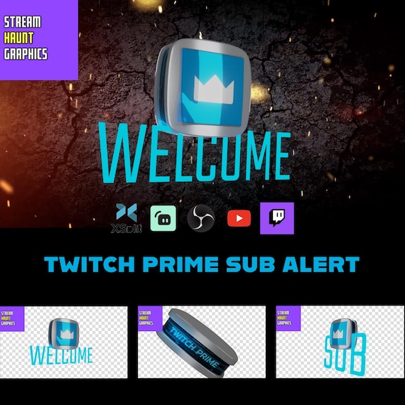 Animated Twitch Stop Twitch Prime Subscription Twitch Subscription
