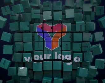 Supernatural Cubic Interpolation Logo Animation - color, logo customized - sound included