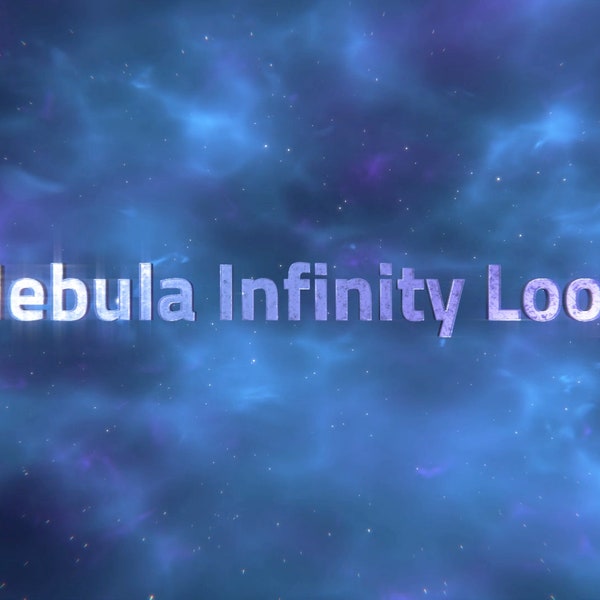 Nebula Infinity Loop - Custom Titles Traveling through space and time, customisable nebula glow