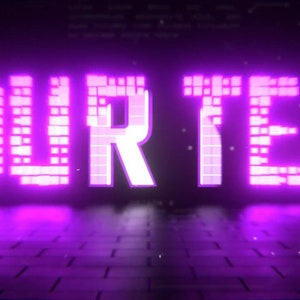 Dynamic Pixel-Glow Text Headline Animation Customizable MP4 for Streamers and Creators, 1920x1080px, 4s Loop image 7